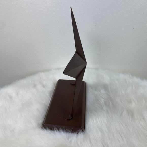 Brown Metal Star w/ Base 8" X 8" X 2.75" Primitive Country Farmhouse - Picture 3 of 6